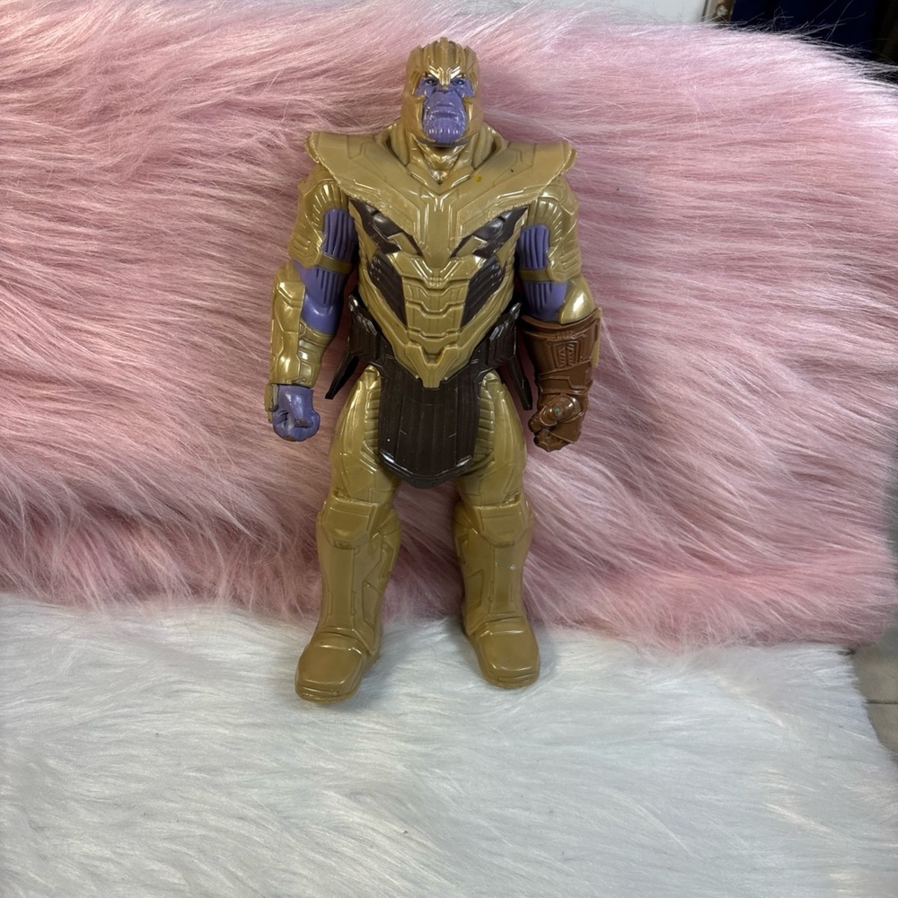 Thanos Action Figure - Gold and Purple Supervillain Toy